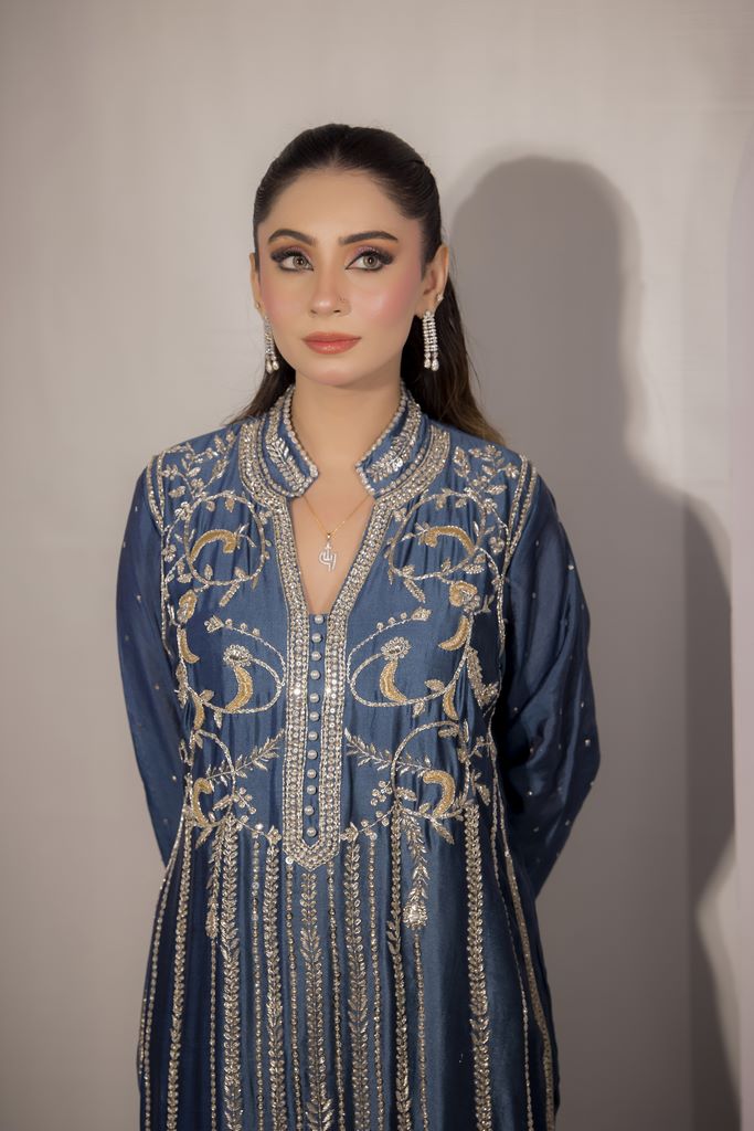 Exquisite Blue | Luxury Festive Wear
