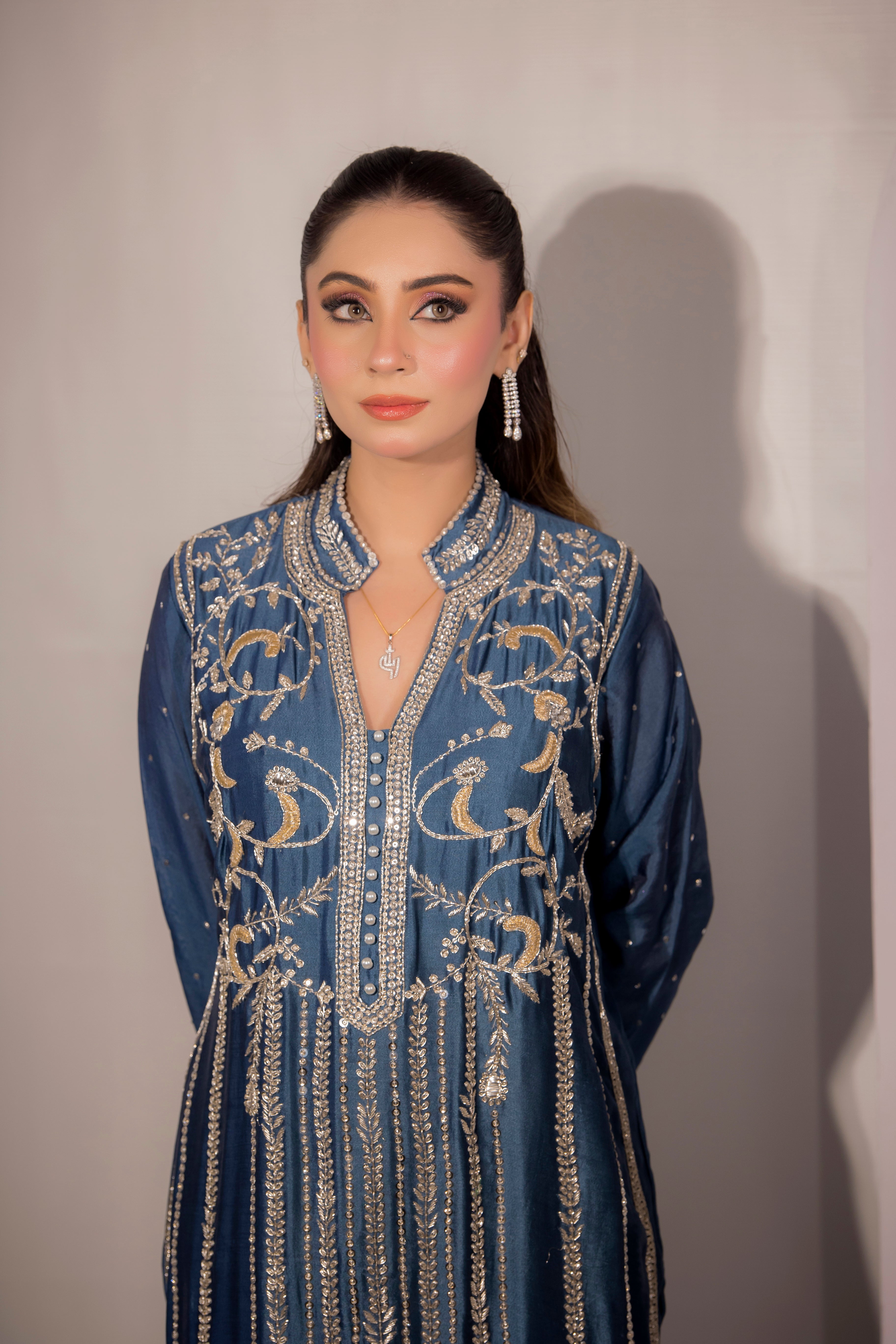 Exquisite Blue | Luxury Festive Wear