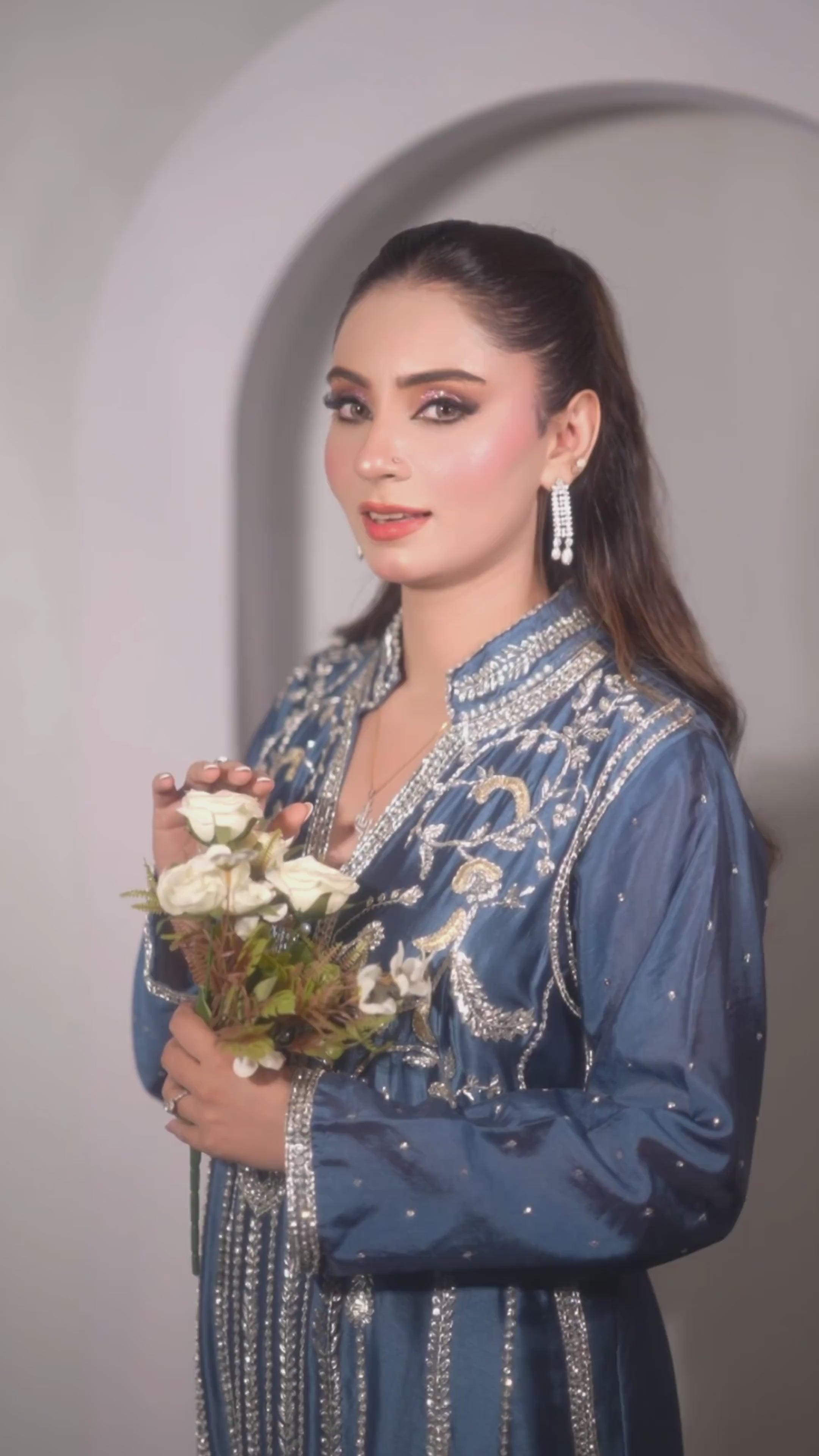 Exquisite Blue | Luxury Festive Wear