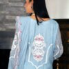 "2 Piece Formal Attire with Full Ari Embroidery and Hand Adda Work, Featuring a Fully Embroidered Dupatta" - Image 2
