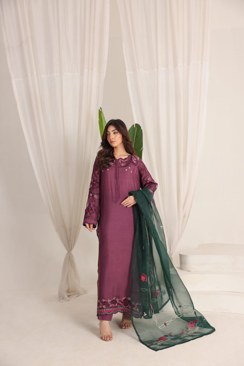 Melburry 1 Piece Dupatta & Pants Separate - Image 6