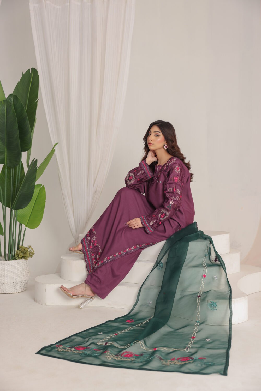 Melburry 1 Piece Dupatta & Pants Separate - Image 7